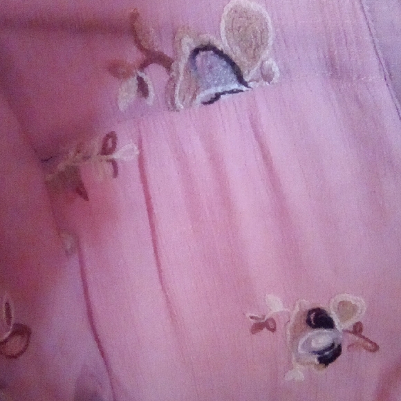 Fig and Flower Blush Pink Blouse - Picture 3 of 16